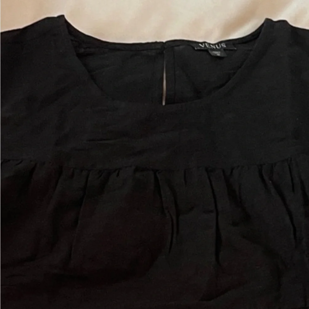VENUS Black Sleeveless Blouse - Picture 4 of 7